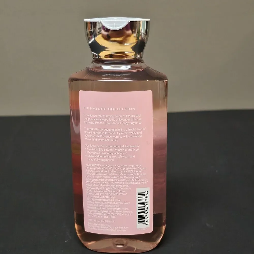 French Lavender & Honey Bath & Body Works Shower Gel 10 oz New Retired